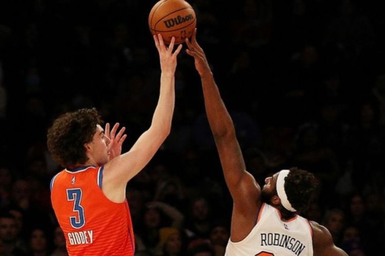 Knicks Akhirnya Tunduk dari Thunder setelah Overtime, Josh Giddey Main Gemilang 