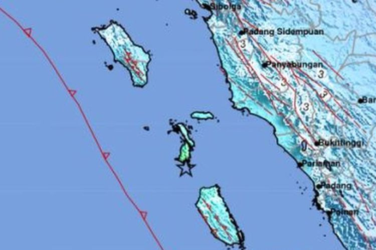 Gempa M 6,7 Guncang Nias Selatan, Tidak Berpotensi Tsunami, Ganggu Sinyal Komunikasi