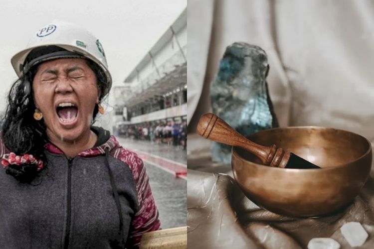 Dipakai Mbak Rara Pawang Hujan Mandalika, Ternyata Singing Bowl Bisa Buat Healing Loh!