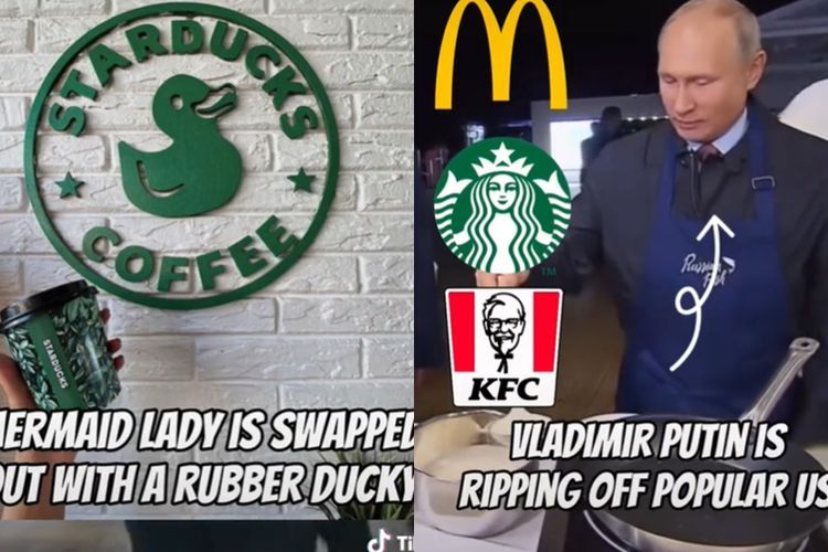 Video Rusia Bikin Pengganti Fast Food Amerika, Ada Burger Donmak hingga Kopi Starducks