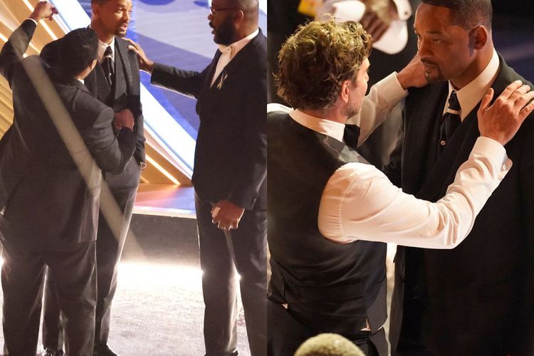 Denzel Washington dan Bradley Cooper Tenangkan Will Smith Setelah Menampar Chris Rock