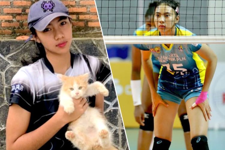 Gemesss!! Sosok Shintia Alliva, Pemain Timnas Voli Putri Termuda di SEA Games 2022
