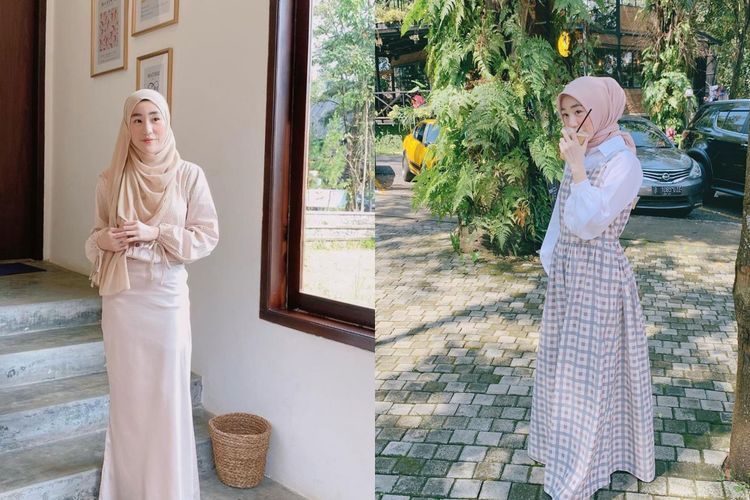 5 Ide Outfit Hijab Simpel ala Larissa Chou, Cocok Dipakai Bertamu di Momen Lebaran