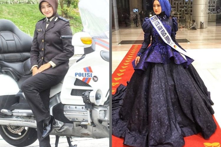 Briptu Indah Risma, Polwan Cantik yang Pernah jadi Dara Riau dan Putri Agrowisata