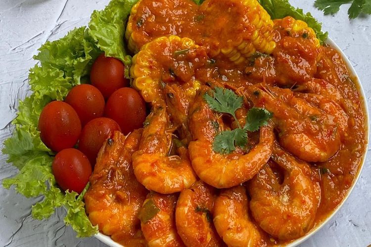 Resep Udang Saus Padang Sederhana ala Warung Seafood, Praktis!