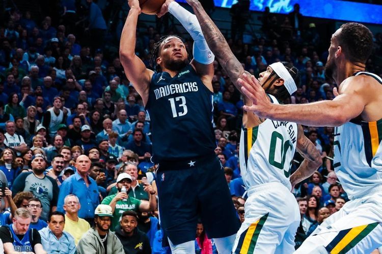 Dallas Mavericks Menang Telak Lawan Utah Jazz, Luka Doncic Tampil Dominan