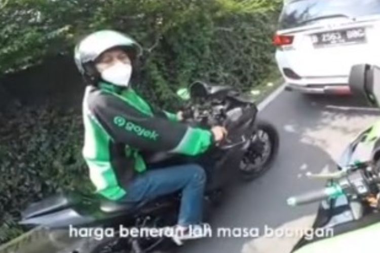 Sama-Sama Naik Moge, Pria Ini Bikin Kaget Driver Ojol usai Sebut Harga Motornya