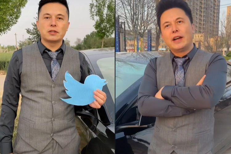 Viral Elon Musk 'KW' dari China, Tunjukkan Logo Twitter Sambil Bilang 'I Love You'