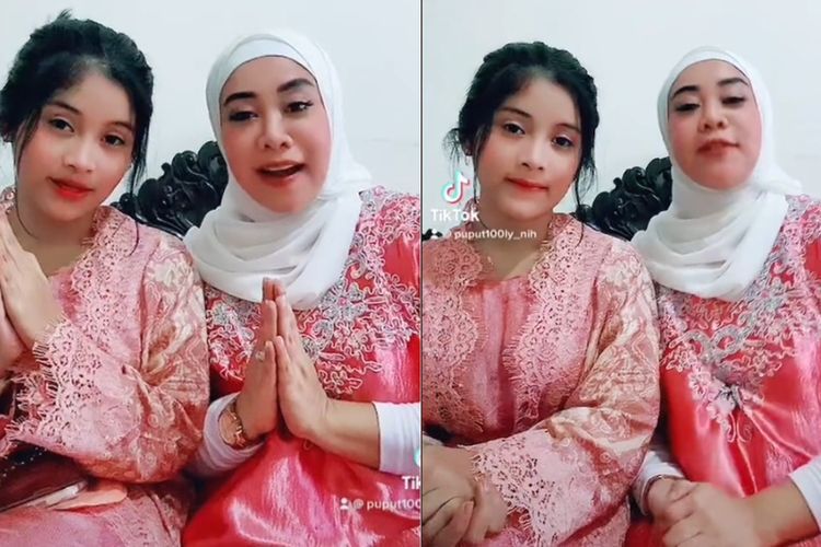 Penampilan Puput dan Chika saat Ucapkan Selamat Idul Fitri Disorot: Auranya Beda
