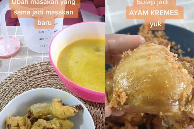 Simsalabim! Ini Cara Sulap Sisa Opor jadi Ayam Kremes: Enak dan Praktis