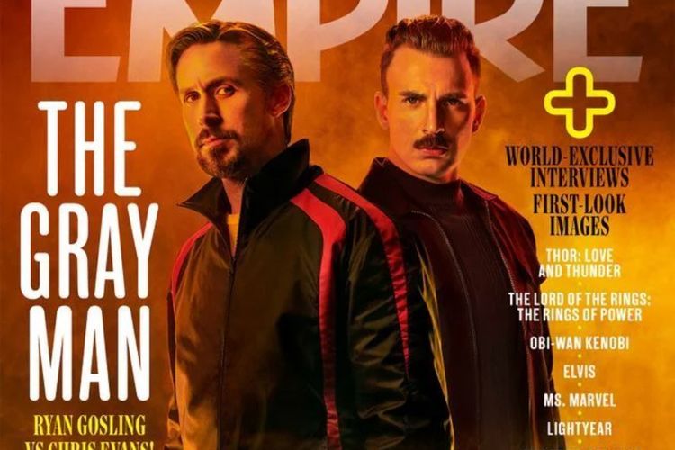 Ryan Gosling vs Chris Evan Menggoda Penggemar dalam Poster Film 'The Gray Man'