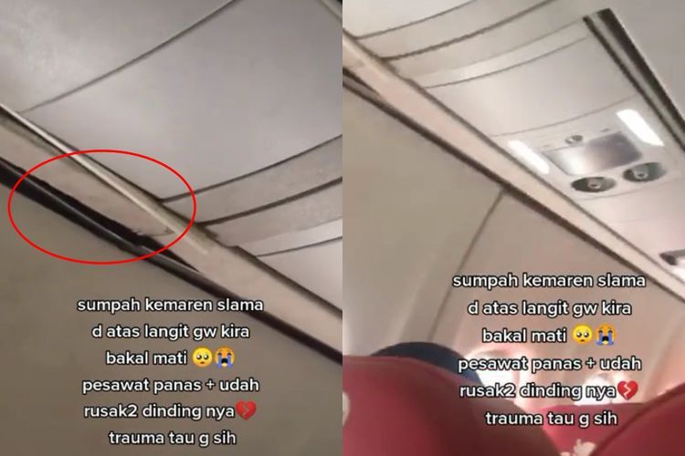 Bukan Hanya Kepanasan, Penumpang Pesawat Lion Air juga Ketakutan: Dindingnya Rusak