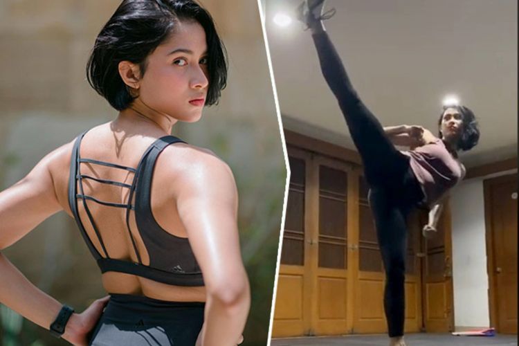 Pamer Kemampuan Taekwondo, Aghniny Haque Mantan Atlet yang Terpaksa Berhenti Ikut Pelatnas