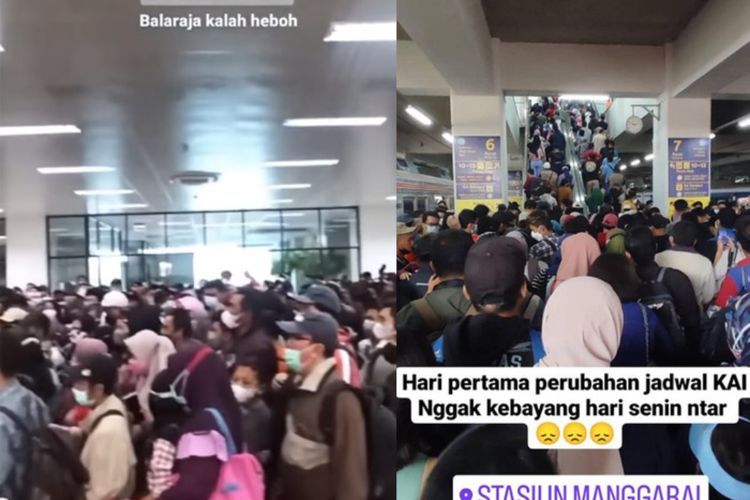 Uji Coba Rute Baru KRL, Penumpang Menumpuk di Stasiun Manggarai, Ini Kata Pengamat