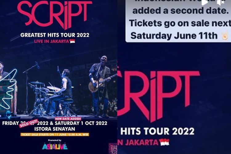 Jangan Sampai Keabisan Lagi, Tiket Hari Kedua Konser The Script di Jakarta Dijual 11 Juni!