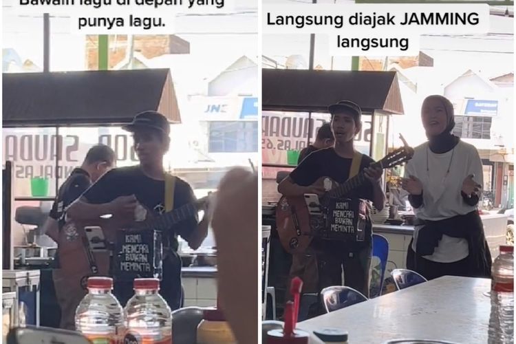 Bawakan Lagu KOTAK, Pengamen Ini Gak Sadar Ngamen di Depan Personilnya: Diajak Duet Tantri
