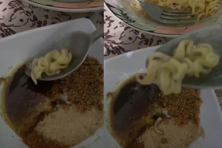Waduh, Tunjukkan Cara Baru Makan Mi Instan, Cewek Ini Malah Bikin Emosi Warganet