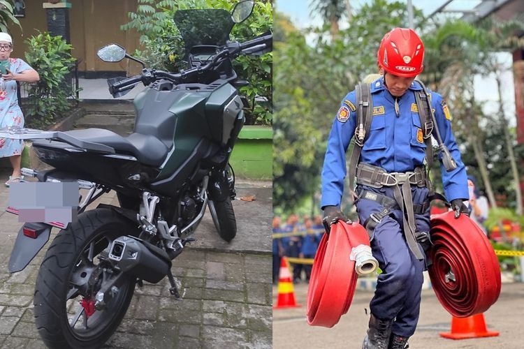 Gembok Motor Baru Rusak, Warga Jaksel Ini Minta Tolong ke Damkar