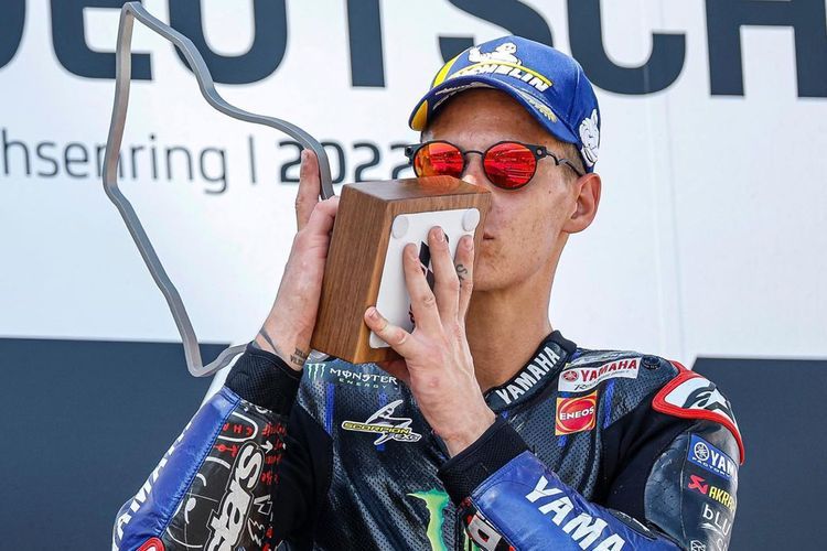 Banyak Kejutan yang Warnai Kemenangan Fabio Quartararo di Jerman
