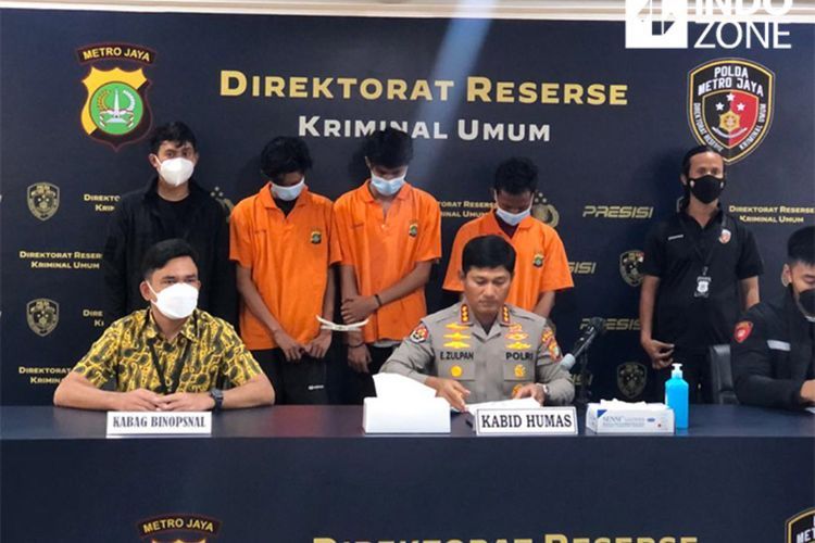 Trio Begal yang Bacok dan Siram Korban Pakai Air Keras Berhasil Diciduk