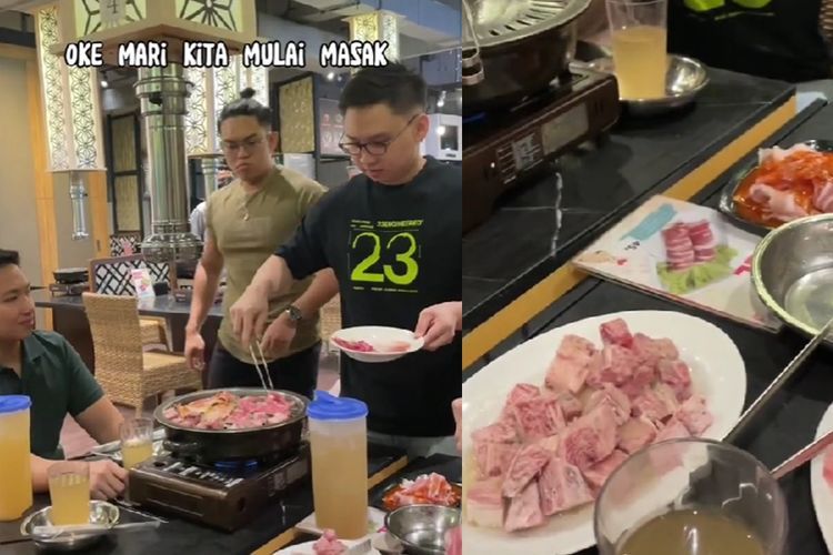 Wadaw! Makan di Restoran All You Can Eat, Geng Cowok Hobi Gym Habiskan Daging Belasan Kilo