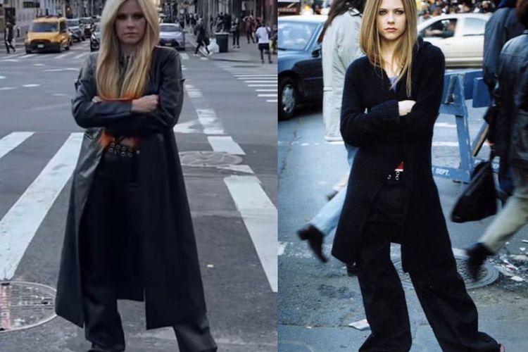 20 Tahun Berlalu, Avril Lavigne Recreate Album Covernya yang Paling Ikonik