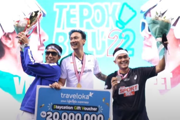 Diwarnai Protes hingga Lempar Raket, Valentino Jebret Takluk Lawan Vincent Rompies