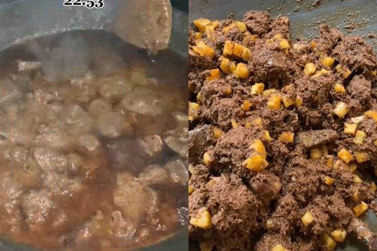 Waduh! Wanita Ini Habiskan 8 Jam untuk Masak Rendang Daging Kurban, Baru Siap Jam 12 Malam