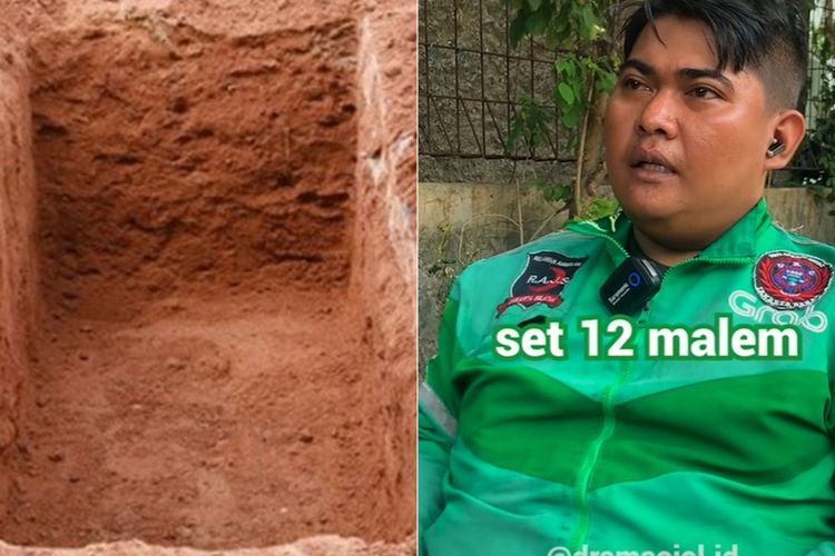 Cerita Horor  Driver Ojol Diminta Customer Ambil Tanah Kuburan, Endingnya Bikin Merinding
