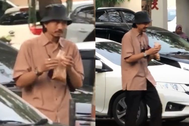 Duta SO7 Terlihat Jajan Cilok di Pinggir Jalan, Ada Netizen yang Mengira Tukang Parkir