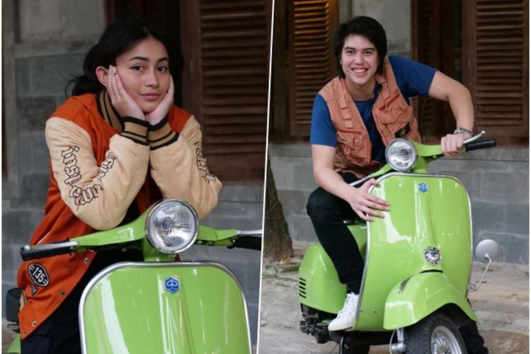El Rumi dan Sintya Marisca Saling Unggah Foto Naik Vespa Klasik: Akhirnya Jadi Milikmu!