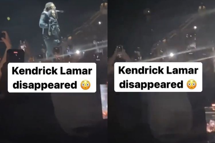 Kendrick Lamar Tiba-tiba Menghilang saat Tampil di Tengah Konser, Pesulap?