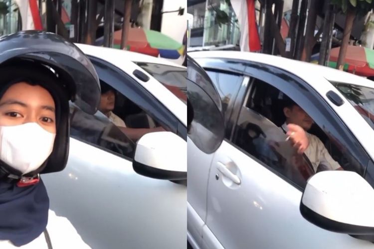 Gadis ini Sindir Pengedara Mobil yang Buang Abu Rokok ke Jalanan: Besok Beli Asbak Ya Pak!