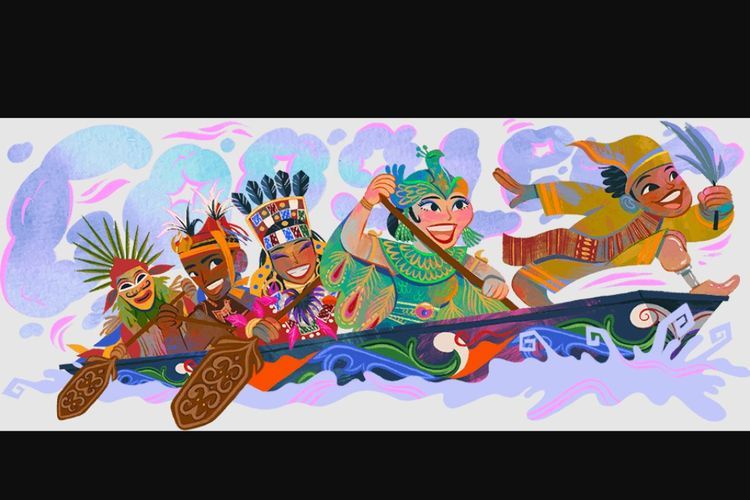 Keren! Karya Seniman Bandung Jadi Google Doodle HUT ke-77 RI