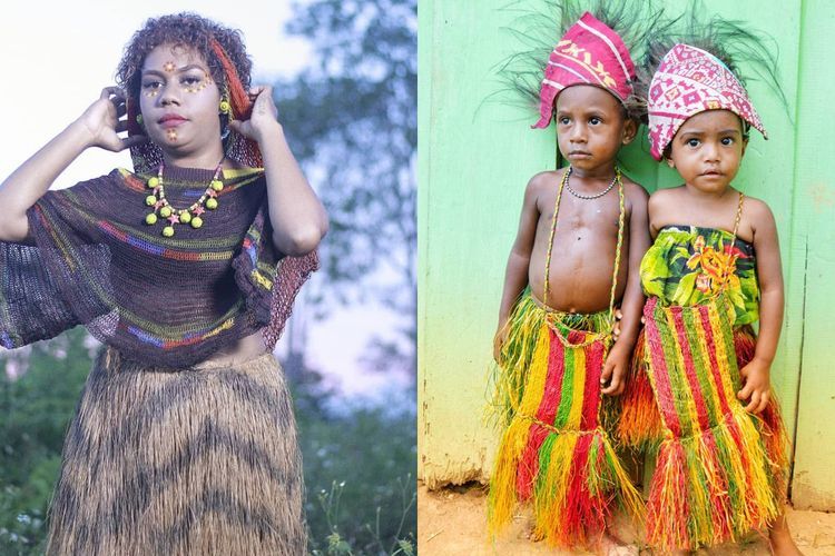 6 Nama Pakaian Adat Papua Perempuan dan Laki-Laki serta Gambarnya