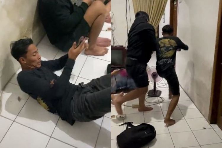 Geli, Pria Ini Lempar Kecoa ke Badan Temannya yang Lagi Mabar, Endingnya Kocak