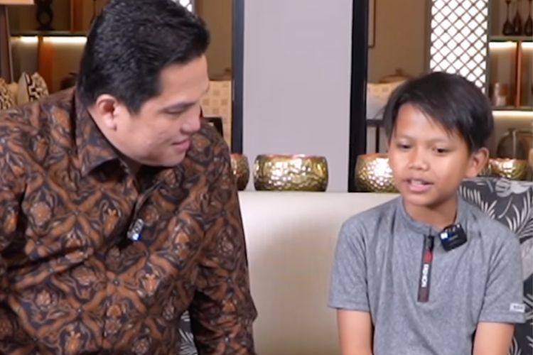 Erick Thohir Kepincut Suara Farel Prayoga Usai Bikin Ambyar Istana Merdeka