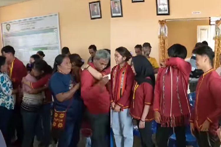 Viral, Warga Sekampung di Maluku Nangis Massal, Tak Kuasa Lepas Mahasiswa KKN UGM Pulang