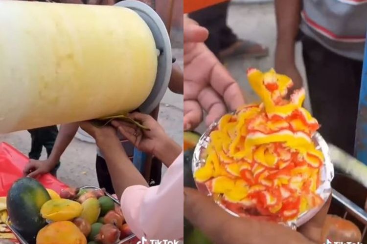 Begini Cara Bikin Es Krim Rasa Buah Ala Orang India, Publik Sebut Penuh akan Zat Besi
