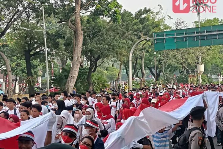 Yuk Bangga Jadi Bangsa Indonesia! Ini Ikrar Kebangsaan saat Kirab Merah Putih