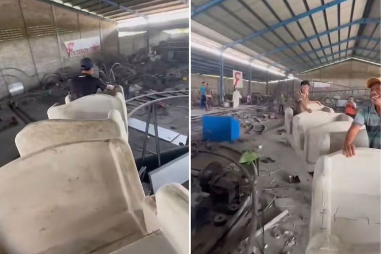 Ngeri-ngeri Seru! Ternyata Gini Uji Coba Roller Coaster di Pabrik Sebelum Jadi Wahana