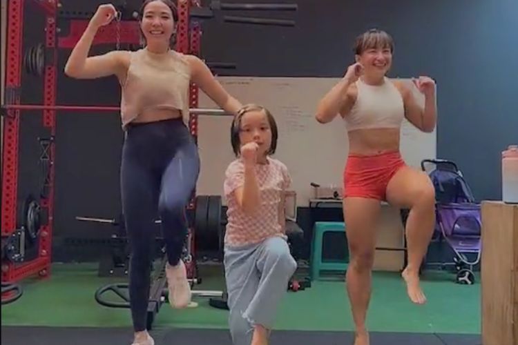 Gaya Gisel Goyang TikTok Bareng Gempi Pas Workout Viral, Ditonton Hingga Jutaan Kali