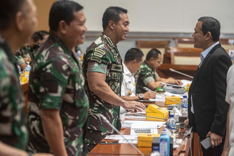 Andika Perkasa Tersenyum saat Ditanya soal Jadi Capres 2024