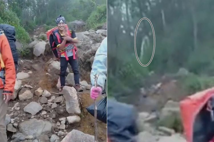 Momen Pendaki Rekam Sosok Putih Seram saat Turun Gunung Sindoro di Jateng, Bikin Merinding