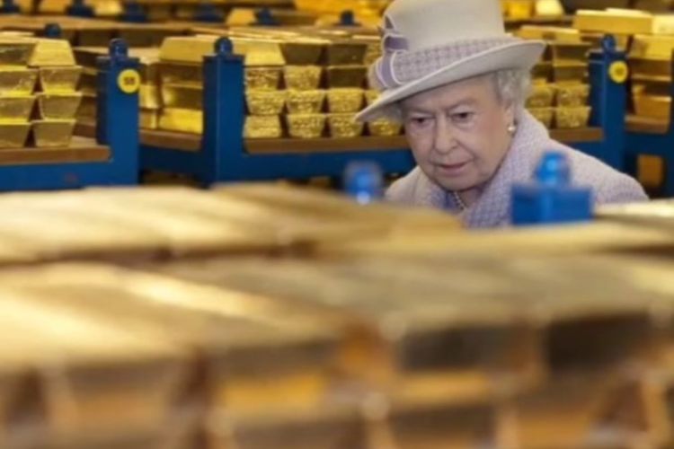 Heboh Tumpukan Emas 24 Karat di Gudang Bank Of England, Warisan Ratu Elizabeth II?