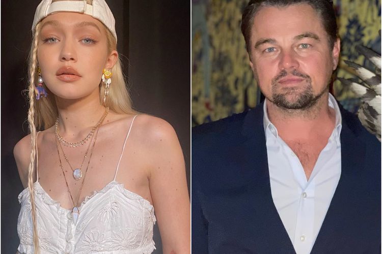 Dikabarkan Pacaran, Gigi Hadid Terciduk Duduk Mesra bareng Leonardo DiCaprio di New York