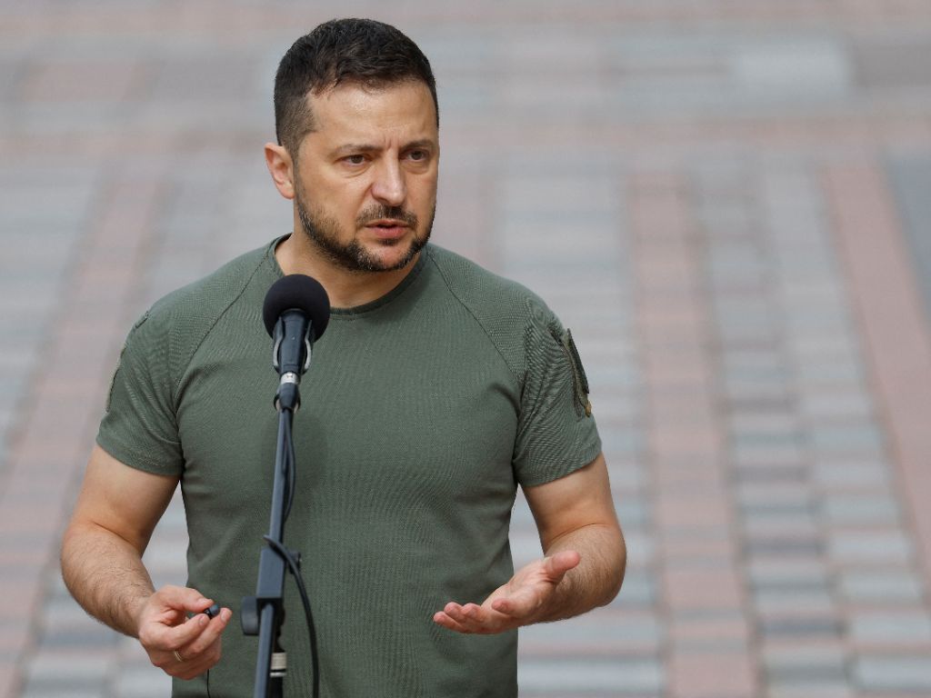 Presiden Ukraina Zelensky Kecelakaan di Kyiv!