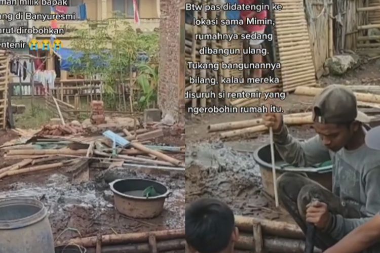Nyesek! Rumah Warga di Garut Dirobohkan Rentenir, Padahal Utang Sisa Rp250 Ribu