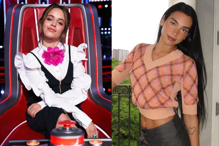 Duo Bestie Camila Cabello & Dua Lipa Bergosip saat Konser Coldplay, Saling Berbisik-Bisik