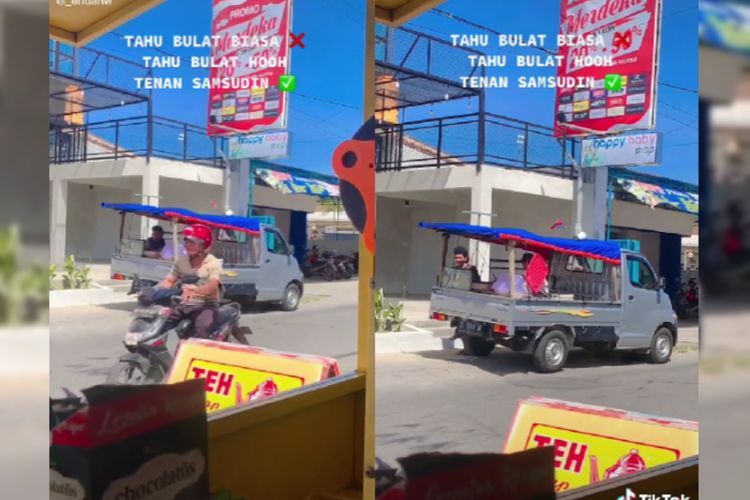 Kocak! Mobil Tahu Bulat Ini Pakai Suara Gus Samsudin: Ho'oh Tenan